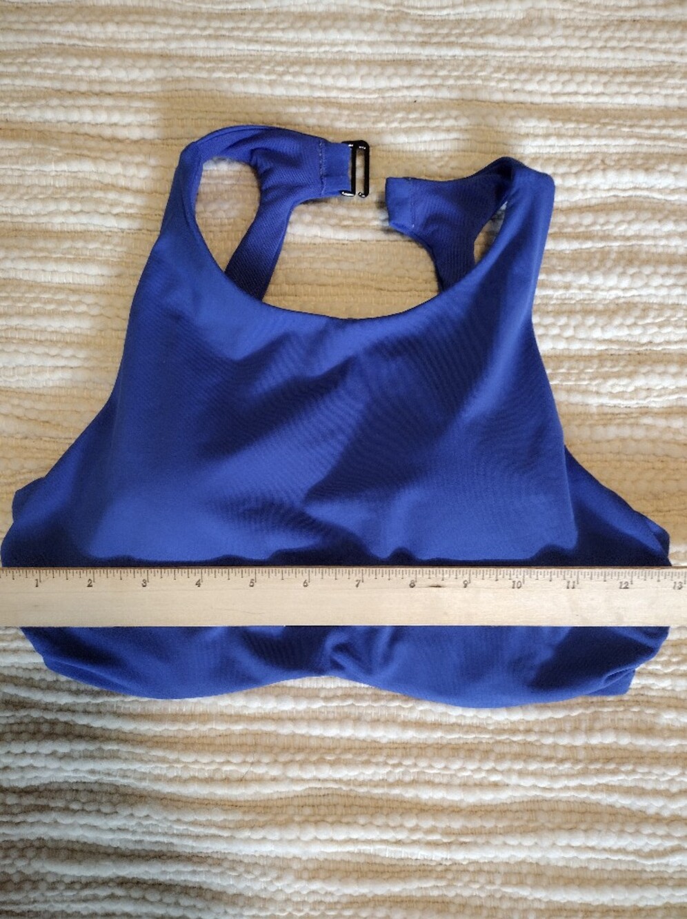 Athleta Maldives Bra Cup Racerback Bikini  Swim Top Blue - Picture 4 of 5